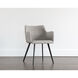 Griffin November Grey / Bravo Cognac Dining Armchair
